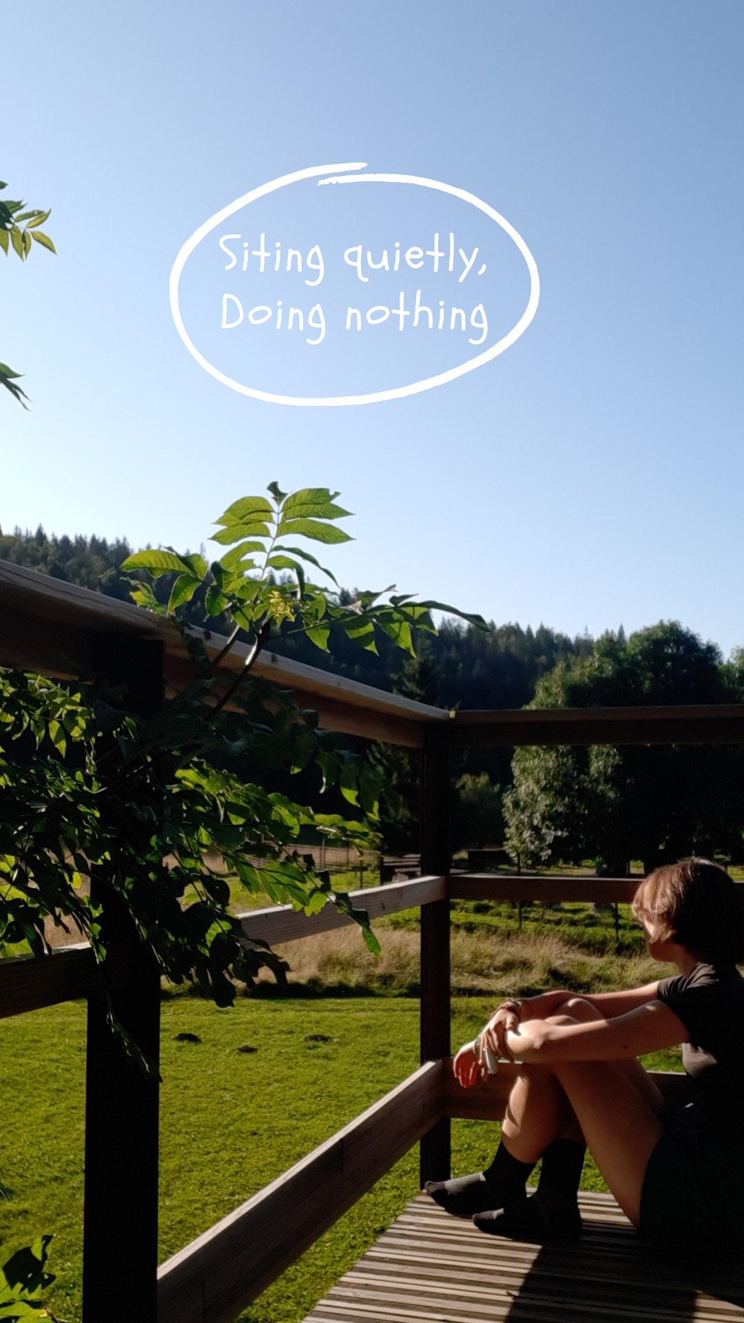 Siting quiétude Doing nothing (1)