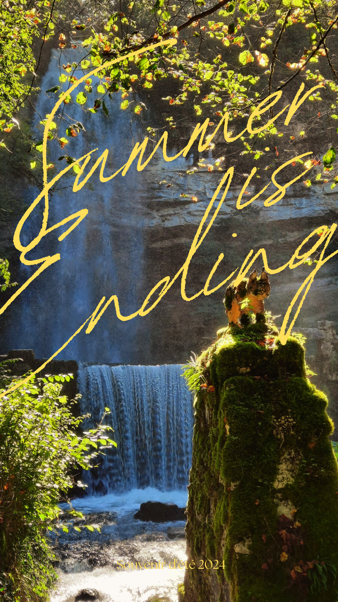 Yellow Picnic Photo Animated Summer Vacation Vibes Quote Instagram Story